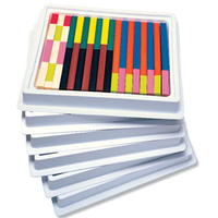 Image Cuisenaire Rods Multi-Pack: Plastic Rods