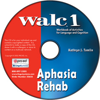 Image WALC 1 Aphasia Rehab on CD