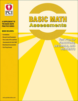 Image Basic Math Assessments:  Fractions Decimals and Percents