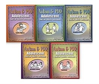 Image Autism & PDD Adolescent Social Skills Lessons: 5-Book Set