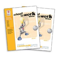 Image School-to-Work Skills: Basic Language Arts Set of 2