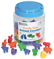 Image Friendly Farm  Animal Counters, Set of 72